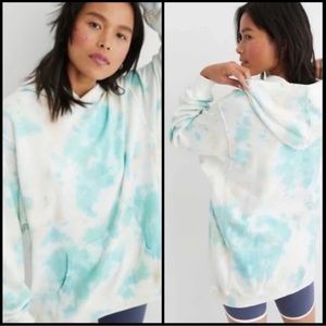 Aerie Sweat Everyday Oversized Tie Dyed Hoodie Sweatshirt Pullover Medium